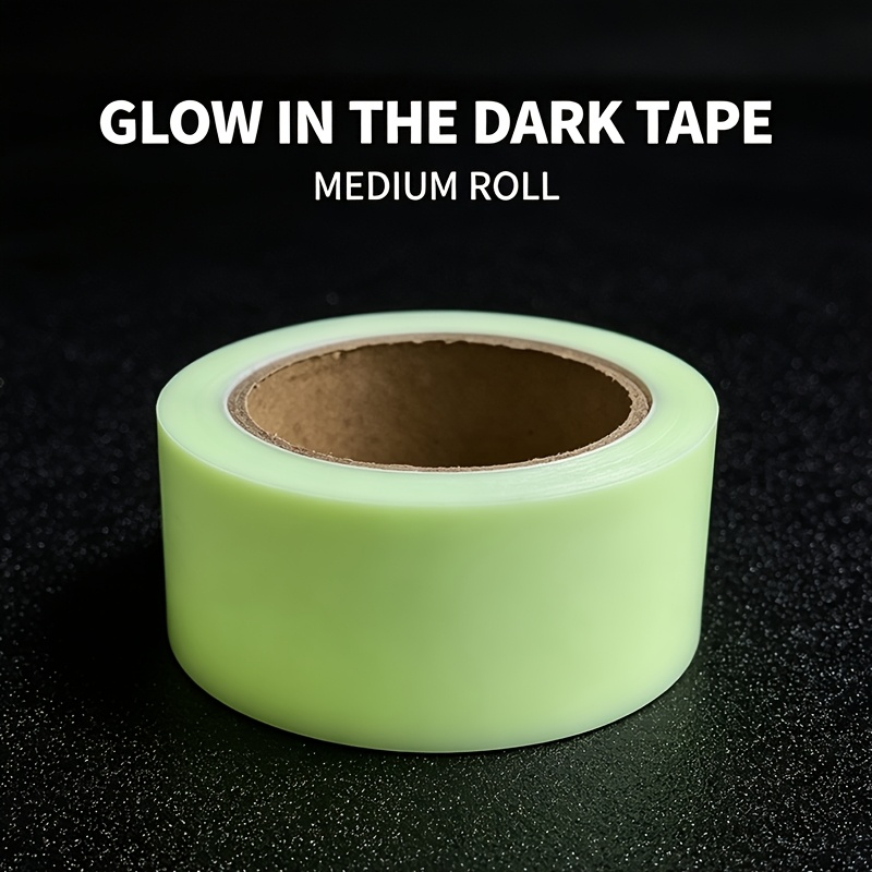 TEMU 1pc X 181in -the-dark Luminous Tape, Pet Material, Designed For Marking Safety Zones Including Stairs, Emergency , And Switches. Suitable For