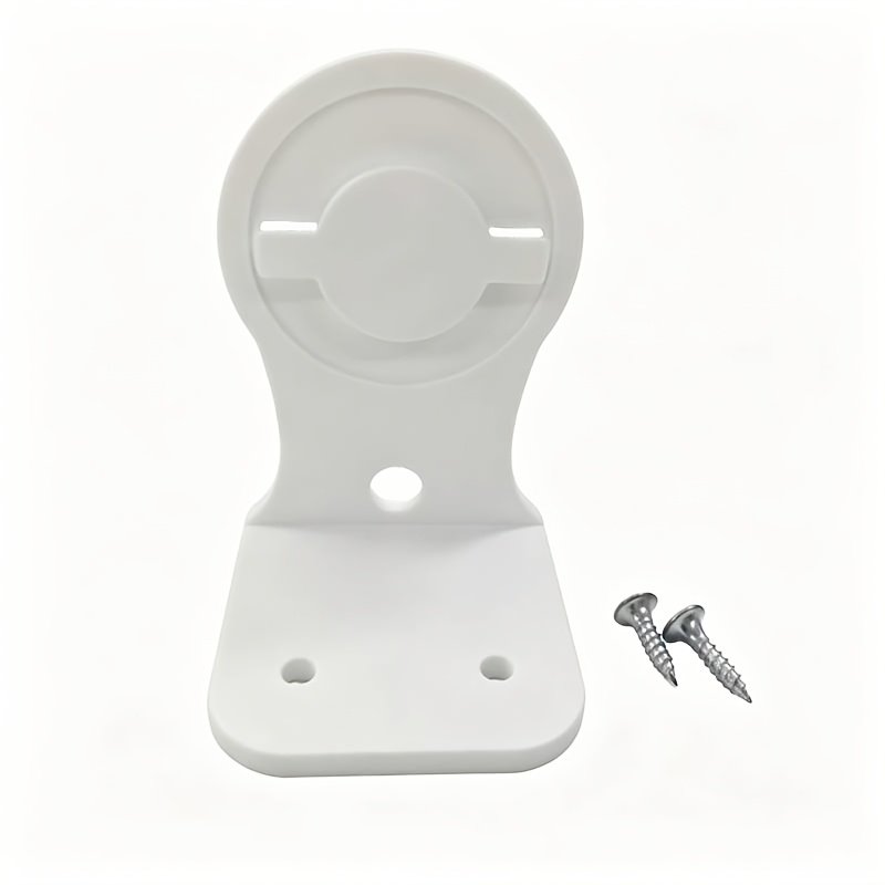 TEMU Support mural réglable , 1 pièce, support de caméra robuste en ABS avec vis, base d'installation stable pour la sécurité domestique, compatible