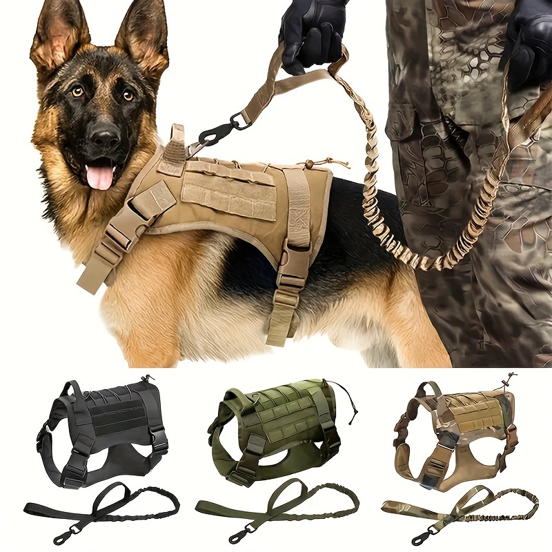 

Heavy-duty No-pull Dog Harness With Handle - Adjustable, For Large Breeds - Ideal For Outdoor Activities