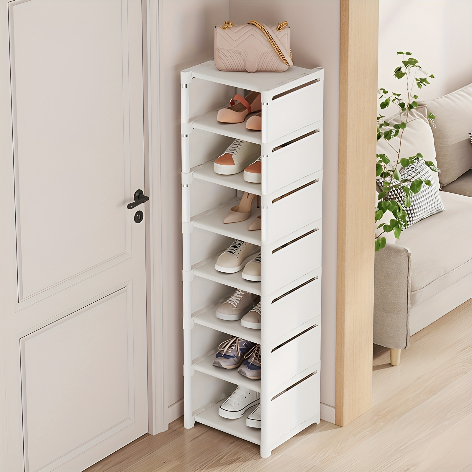 

Lifevilion Space-saving Shoe Rack - 6/8 Layers, Easy Assembly, High Capacity Storage For Entryway, Living Room, Dorm