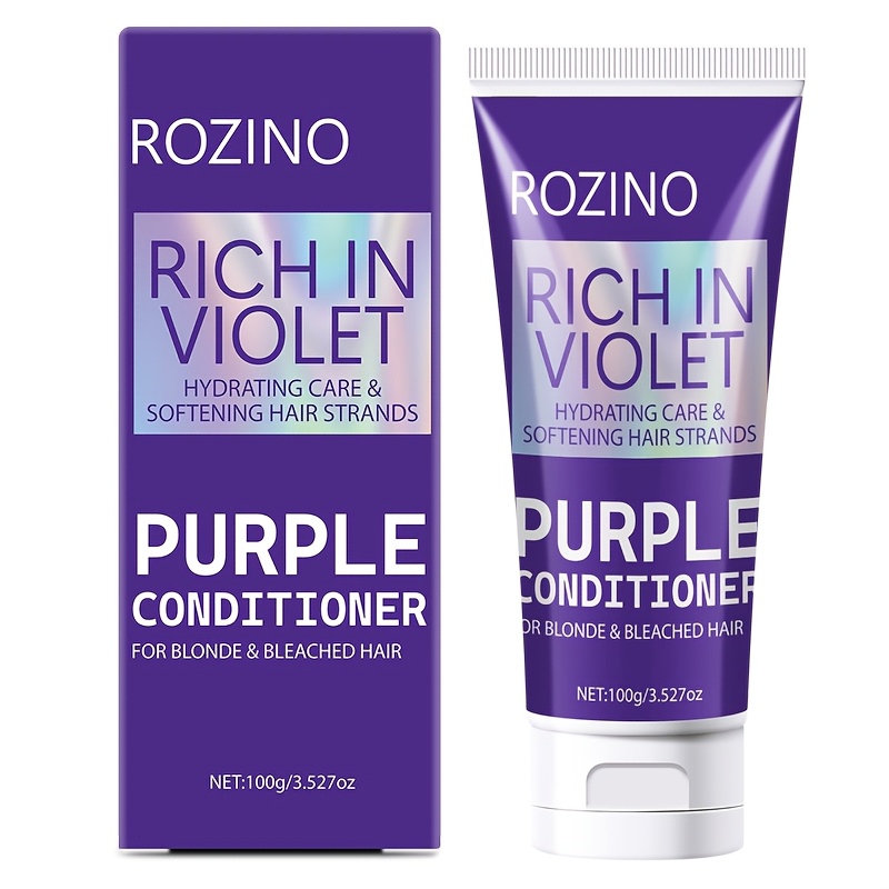 100g Purple Hose Conditioner, Used With Shampoo, Moisturizing And Moisturizing, A Touch Of , Delicate Foam And Easy To Rinse, To Create