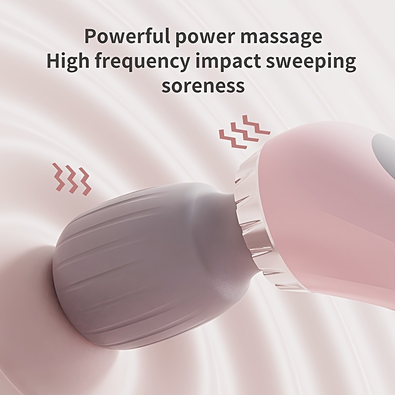 Portable Handheld Massager, USB Rechargeable Relaxation Massage Stick, 5 Adjustable Modes, Suitable for Relaxing The Neck, Back, Legs, And Waist, Perfect for Home, School, Work, And Travel. A Great Holiday Gift for Family, Parents, And Friends.