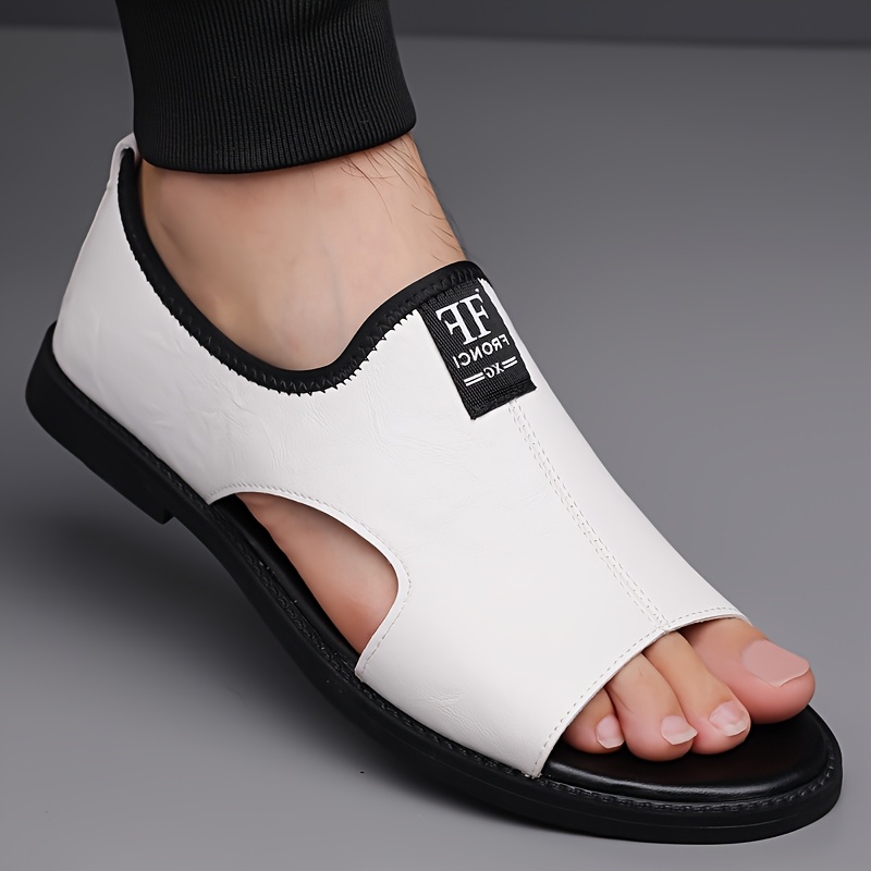 a pair of summer sandals trendy open toed loafers beach vacation details 3