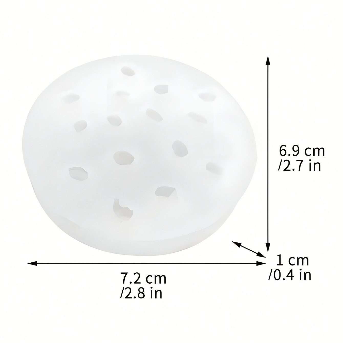 Image of 1pc Silicone Mold For Diy Candle Making, Aromatherapy Wax Crafting, Handmade Decorative Plaster & Epoxy Resin Casting - And Flexible Material, Handmade Decoration, , Epoxy Resin Mold