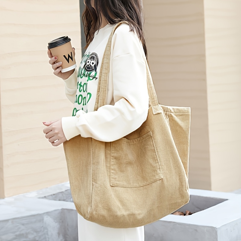 BAGSMART Borsa a Spalla per Donne Grande Capacà Borsa a Tracolla Borsa a Mano per Studentesse Borsa da Shopping per Donne  1524