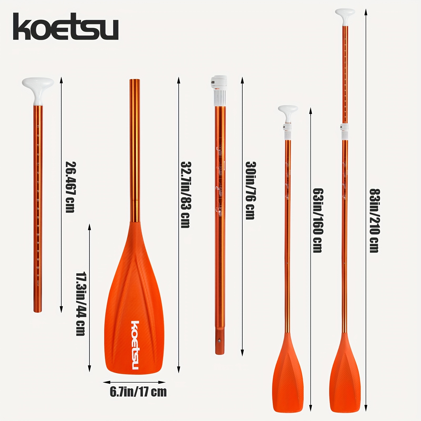 Premium Aluminum Alloy Paddle with Streamlined Wave Pattern