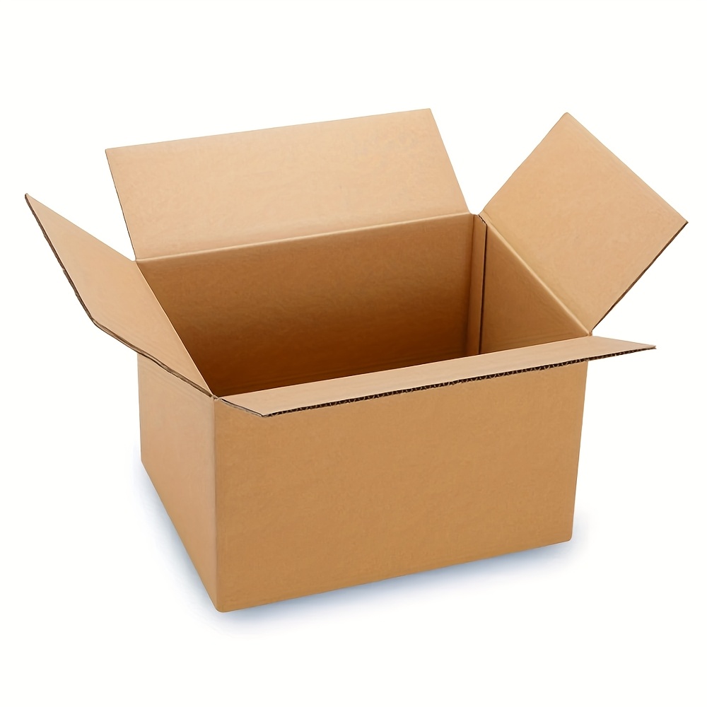 TEMU 25 Pack Shipping Boxes 8.21x4.33x5.51 Inches (21x11x14cm) - Sturdy Corrugated Cardboard Packing Boxes For Shipping, Storage & Organization,