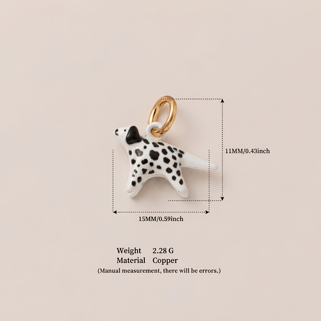 TEMU 1pc Fashion Simple Bohemian Versatile Pendant, Dinosaur, Cat, Dog, Pendant, Diy Fashion Accessories For Jewelry, Easter, Valentine's Day,