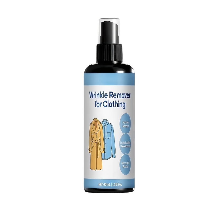 TEMU Portable Quick Wrinkle Spray, Fast Of Wrinkles, Gentle And Soft Fabric Spray, Suitable For Shirts, Coats, Dresses, And All Clothing, Lightweight