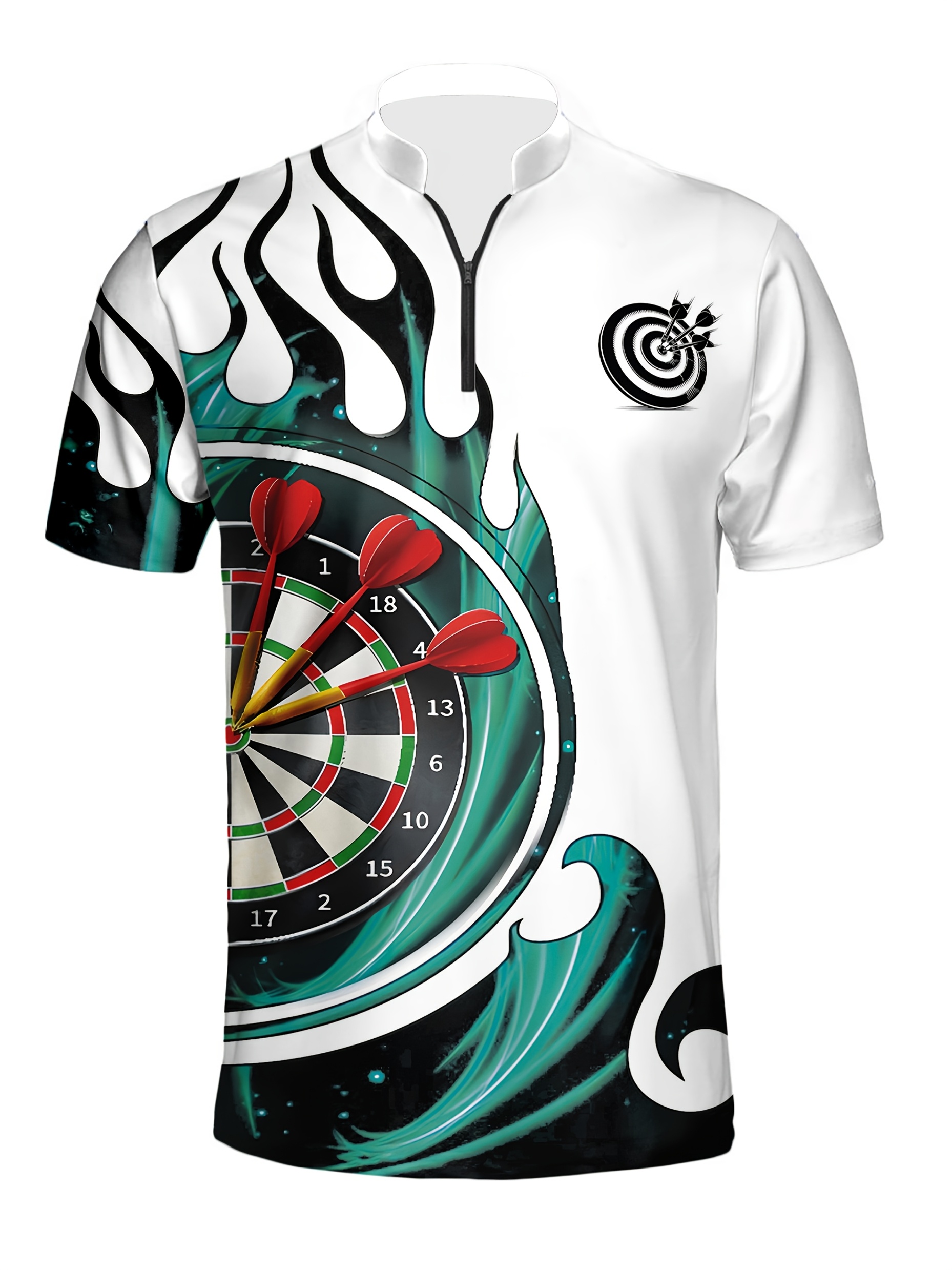 item picture     design printing summer mens fashion zipper shirt gift for   player