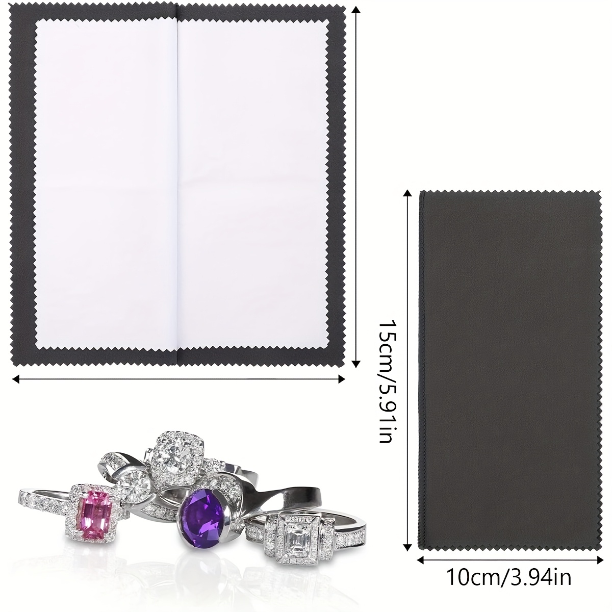 Professional Polishing Cloth Set for Jewelry Care
