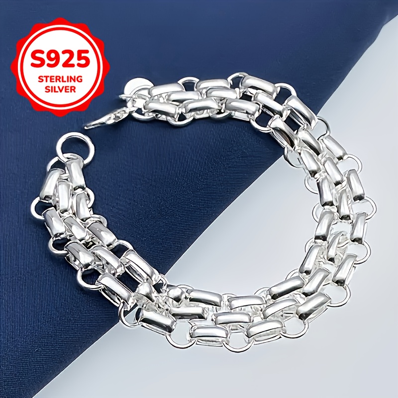 S925 Silver Triple-Strand Bracelet — Trendy Gift