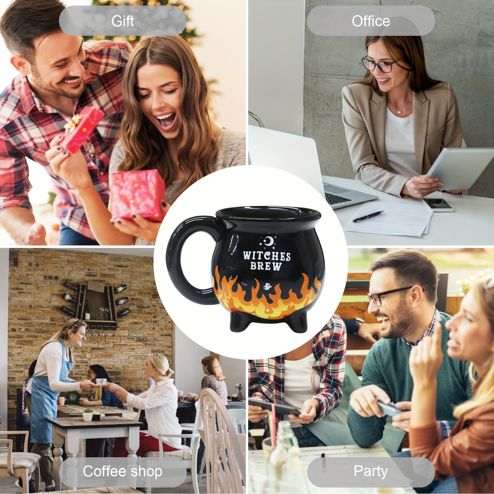 Starbucks outlet Halloween Witch Cauldron Mugs