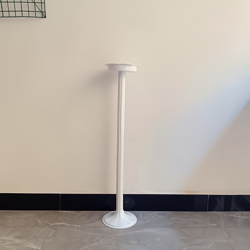 1pc Festival Decoration White Plastic Roman Column Flower Frame Wedding Roadguide Table Flower Arrangement Props, For Christmas, Halloween
