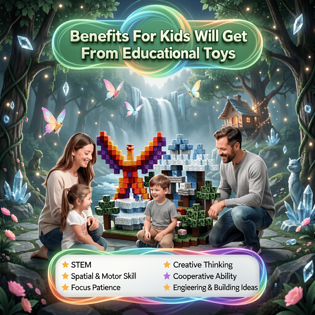 Building Blocks Puzzle Toy Set with 2CM Large Particles
