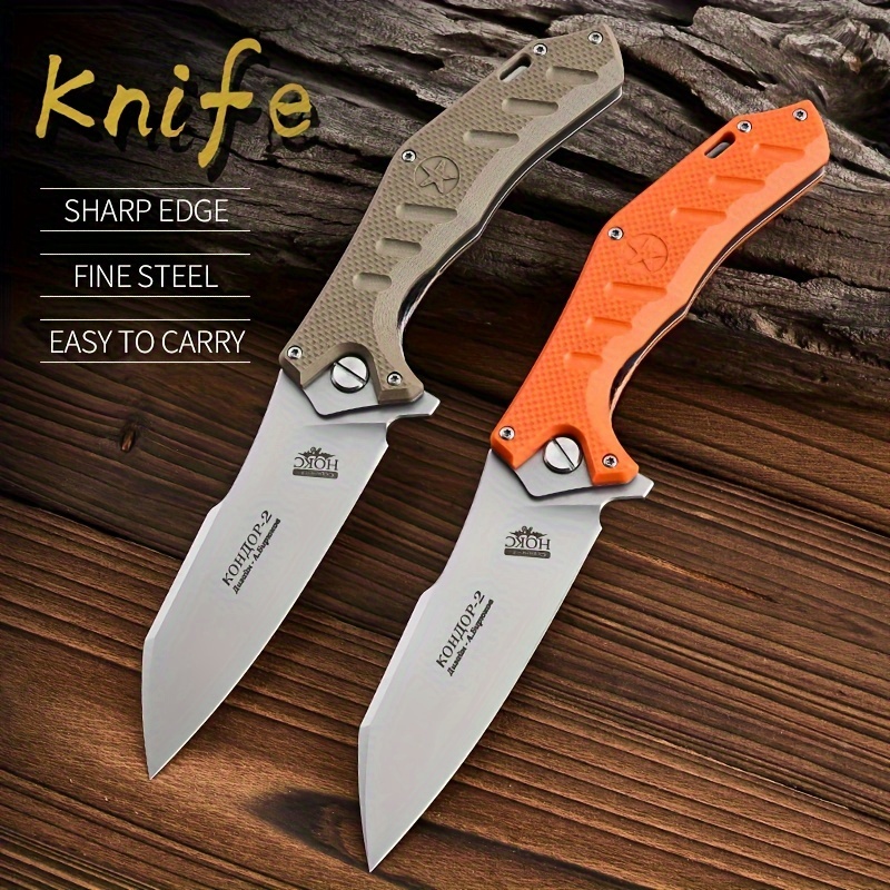 Small Folding Knife With Wooden Handle Damascus High Hardness Steel Pocket  Knife Multifunctional Survival Knife For Outdoor Camping Fishing Birthday  Gift For Men - Sports & Outdoors - Temu