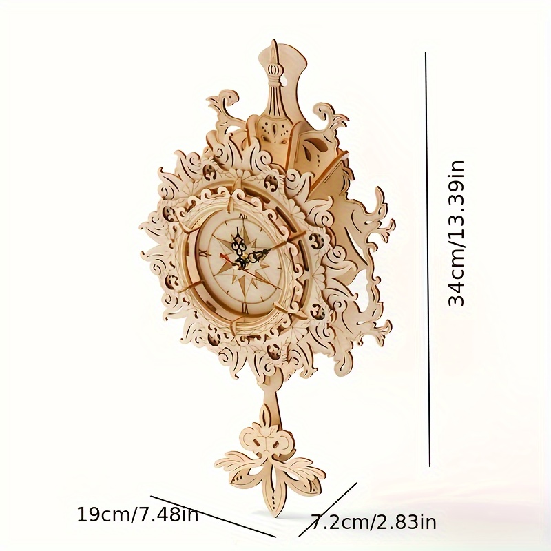 kit orologio parete vintage 3d set montaggio te Temu Italy