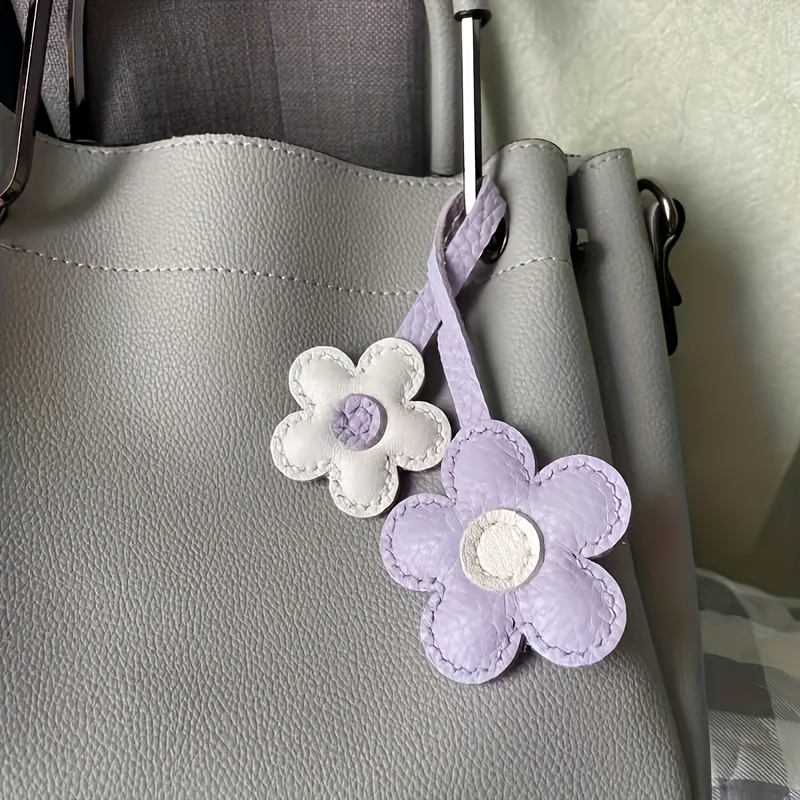 boho sunflower key fob vegan leather ombre dye bag Temu Bahrain