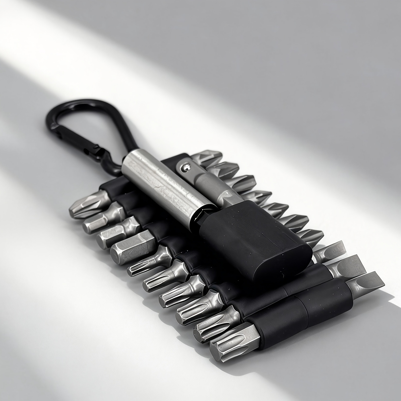 TEMU 22-in-1 Portable Screwdriver Bit Set Release And Keychain Design