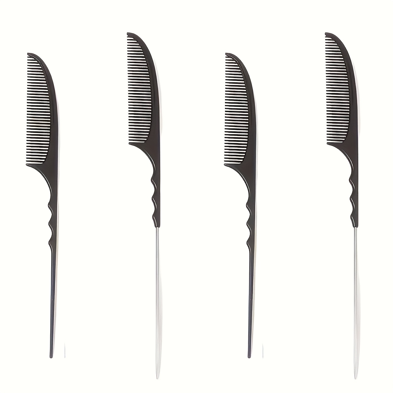 Stylists' Professional Finishing Comb - Made From Sturdy Abs Plastic, This Precision Tail Comb Features Pin For Updos And Sectioning Hair - Perfect For Regular Hair Types