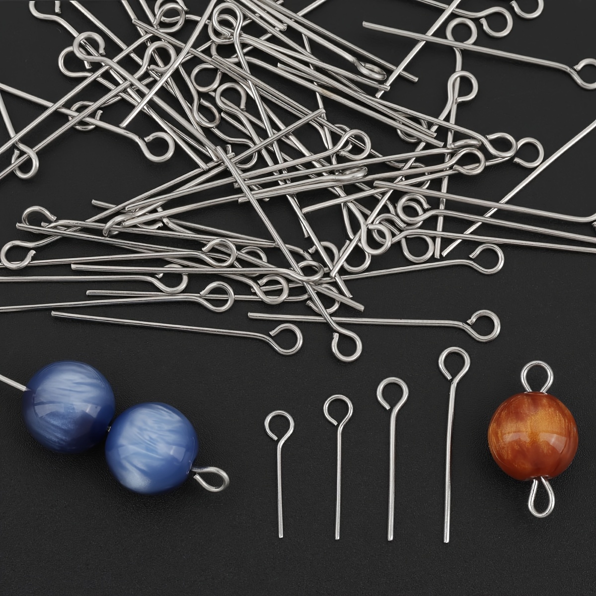 150pcs DIY Stainless Steel Jewellery Making Head Pins