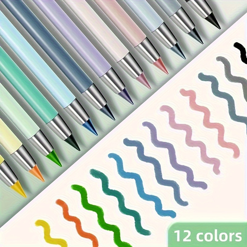 

37pcs Set 12 - Hb , 0.5mm, No-sharpening , For School & Office Supplies, Or Christmas