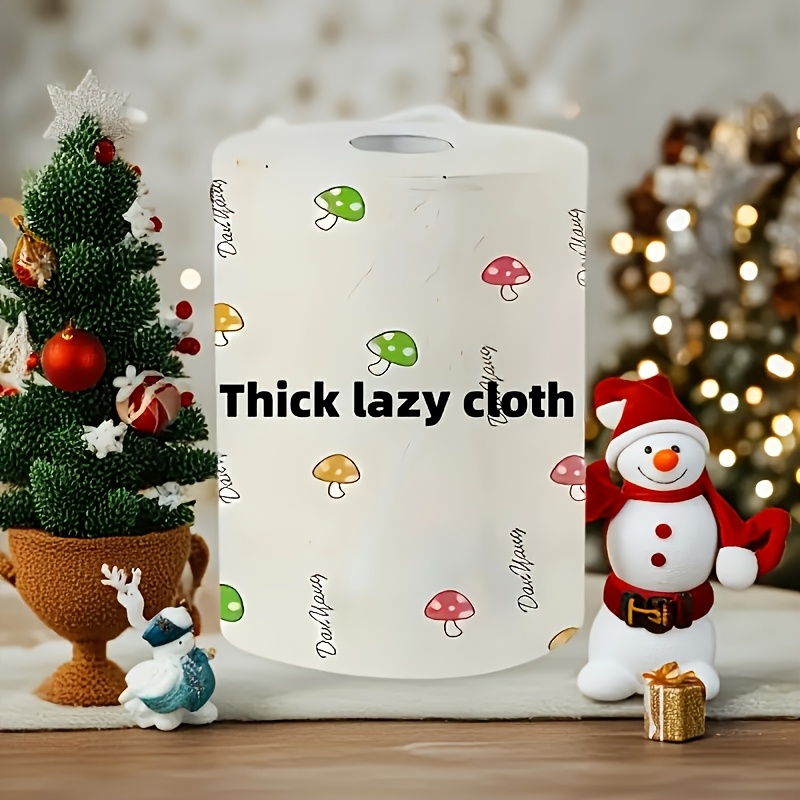 400 sheets washable kitchen towel roll dual use wet dry oil resistant home cleaning de   cloth non woven pet fabric multiple styles   for living room details 8