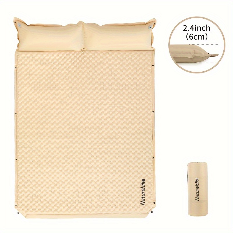     spliced with ultra light inflatable air cushion outdoor portable self inflating air cushion   multi person picnic mat