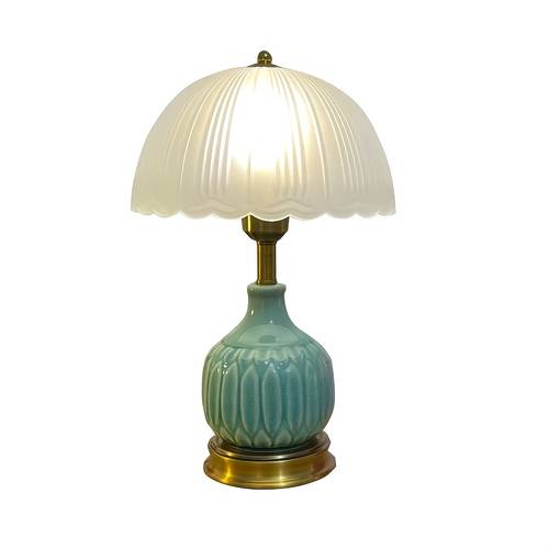 vintage modern desk lamp chinoiserie classic antique lamp for bedroom room bedside living room end tables dining room nightstand led lights with 3 color usb powered decoration lamp