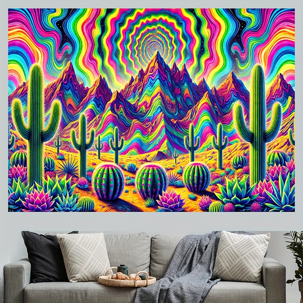 psychedelische dekoration - Kostenloser Versand für Artikel, die von Temu  versendet werden, image size:1000x1000