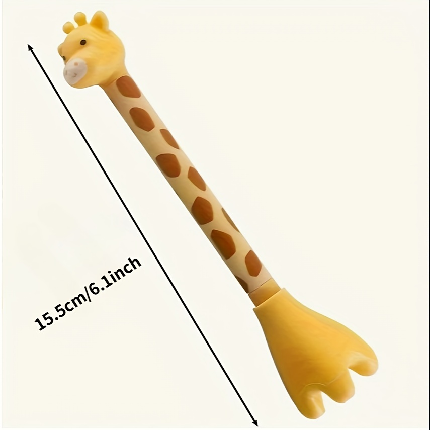 12 cute giraffe gel pens stylish and realistic design smooth black ink   for   back to school stationery kawaii supplies   writing tools Product details 15