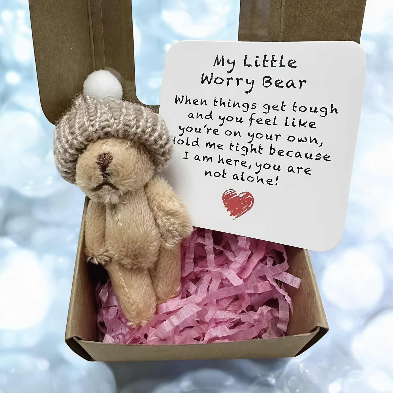 Mini oso de peluche suave de alta calidad para niños y niñas, oso de