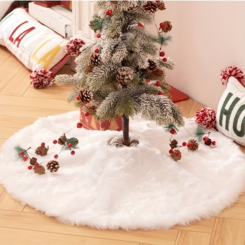 Couverture D'arbre De Noël, Jupe D'arbre De Noël, 122 Cm, 48 Pouces, Peluche