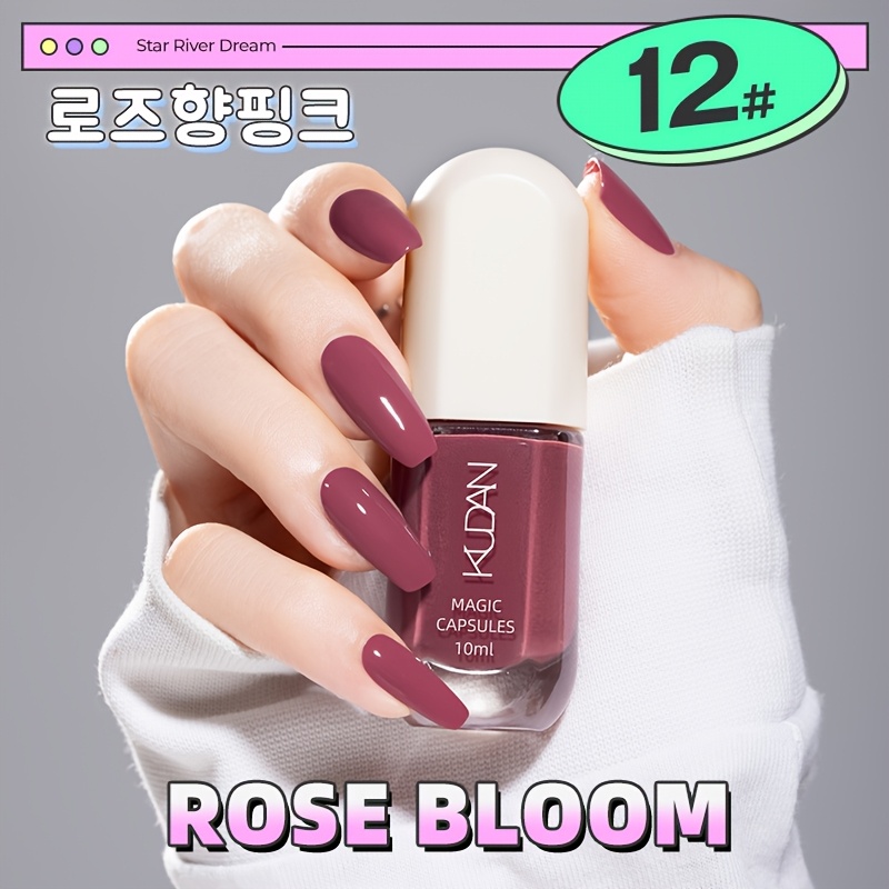 Water-based Nail Polish - No-bake Quick-dry Long-lasting Tear-off -off Quick-dry Nail Care Nail Polish