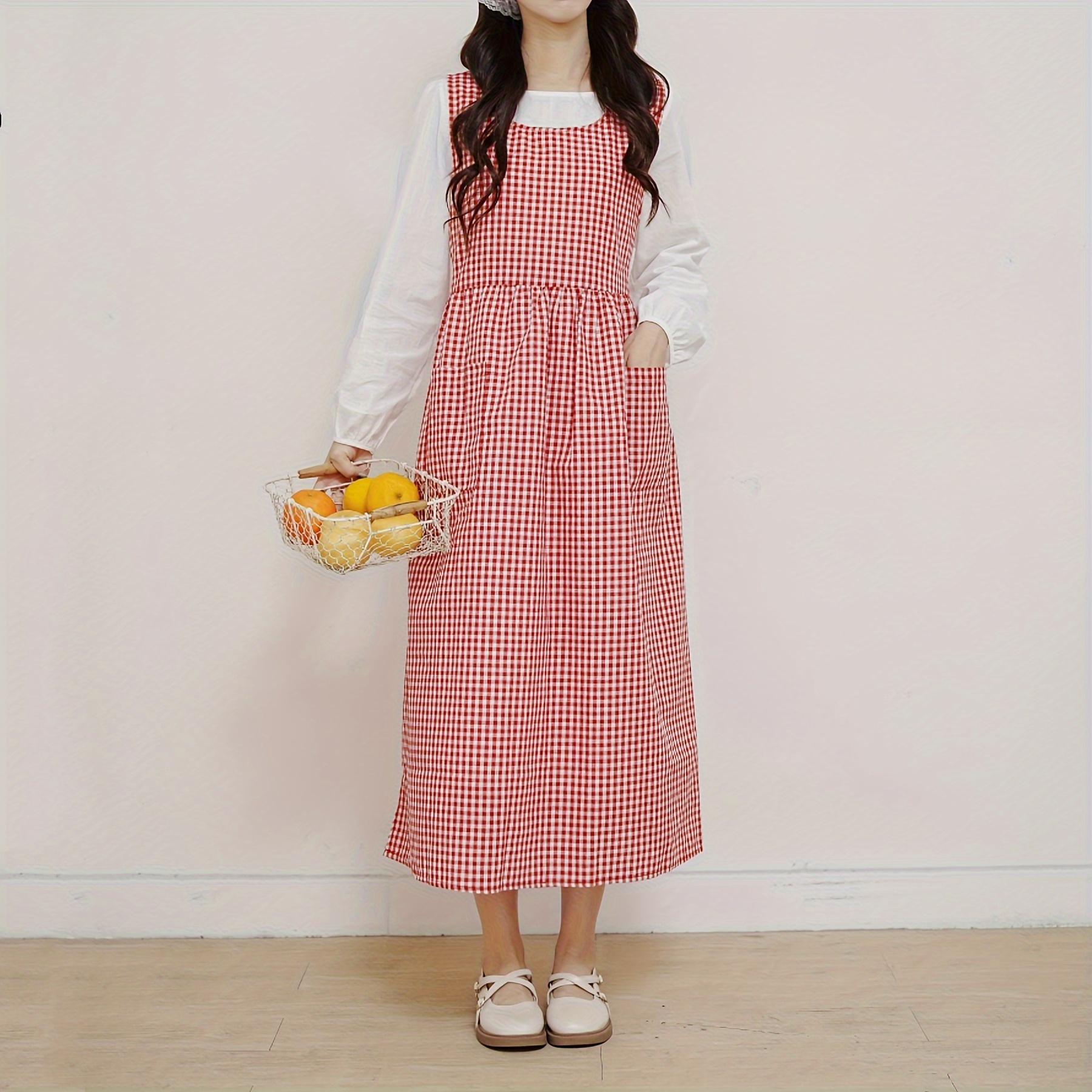 fitted lace wedding dress Plus Size Korean Pleat Wrap Shirt Dress – Pluspreorder main image 0