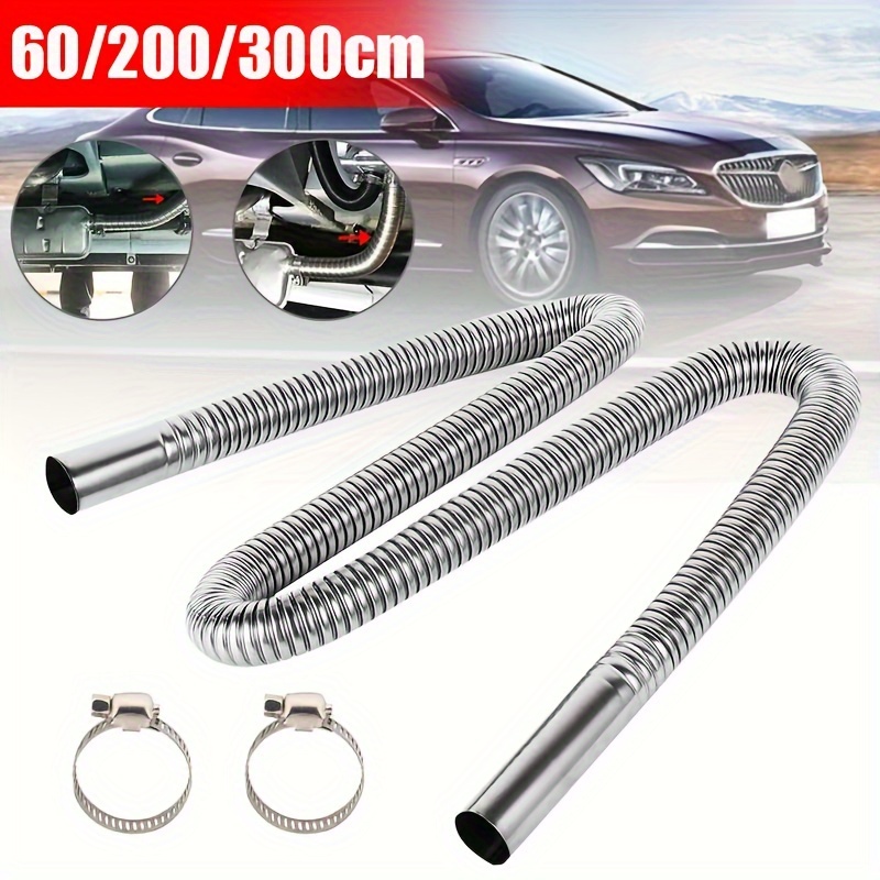 

Premium Stainless Steel Exhaust Pipe For Car Air Diesel Parking Heater - In 60cm, 200cm, 300cm Lengths