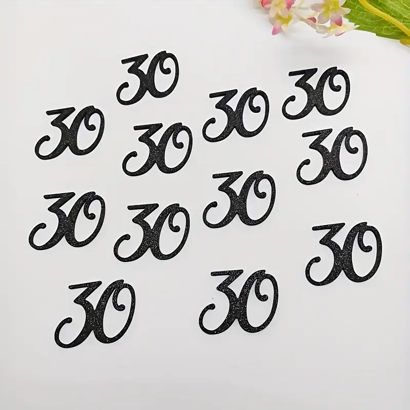 Numero Decorativo 30 In Legno - Per Compleanni, Anniversary, Decorazioni Da Tavolo O Parete, 30cm - Foto 11