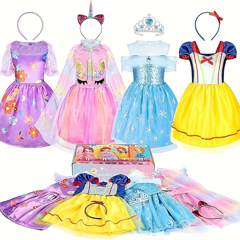 princess dress clothes little girls princess costume girls Temu