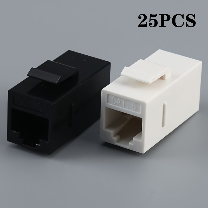 (25pcs)   rj45 pc retardante de llama enchufe di  rj45   a     a través   de red de información categoría 6 cat6 detalles 1