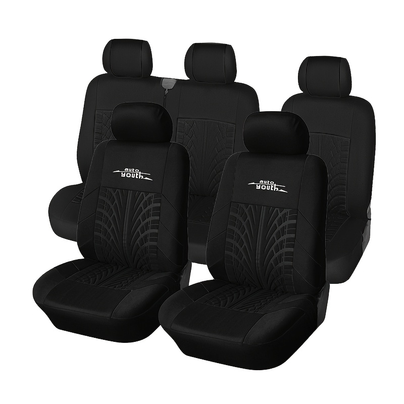 TEMU Universal Car Seats Covers High Quality Covers Car Interior Suitable For 2 Of Seats (double Front Seats And 2+1 Seats)