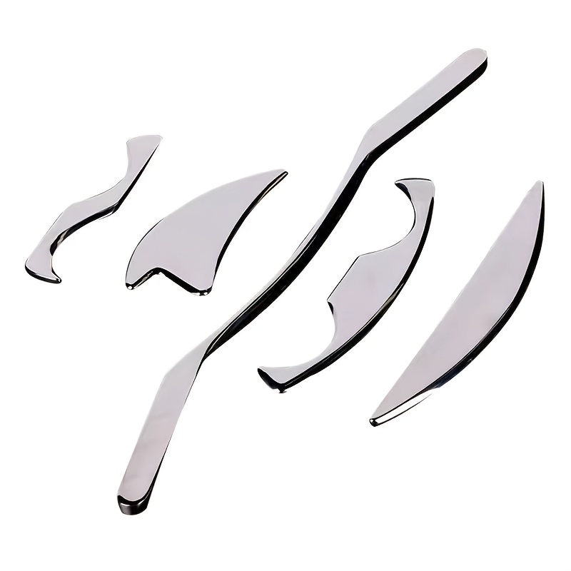 5pcs/set Stainless Steel Iastm Massage Tools Muscle Mssager Scraping Tool