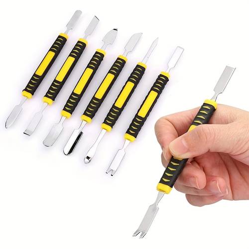 7 double ended electronic repair tool set pry opening tool for mobile phone laptop tablet store disassembly mobile phone screen battery replacement laptop dust removal home electronic equipment maintenance