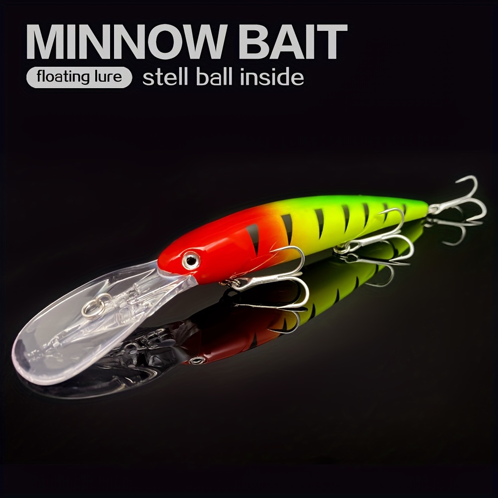 1pc Big Floating Minnow Fishing Lure 17cm/6.69in 24g Artificial