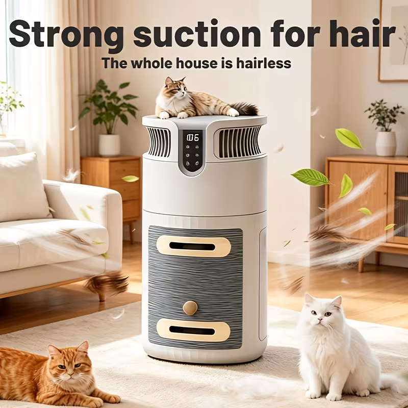 air filter for home large to 2200 sq ft pet hair for home pets removes pet hair dander odor 360 hepa intake with 3 25db pm air quality sensor auto mode 3 in 1 cat scratcher Product details 3