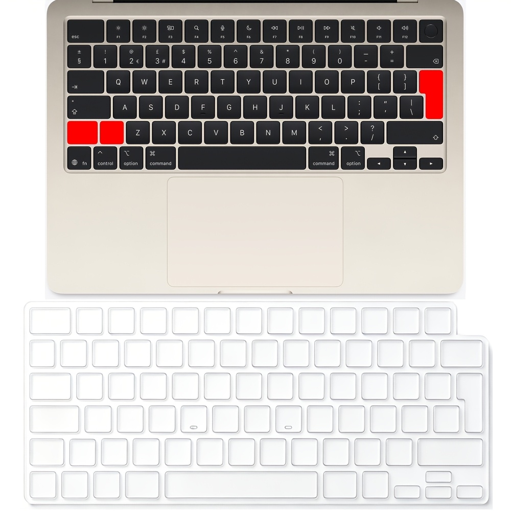 TEMU Tpu Ultra-thin Keyboard Cover, In 2026, Suitable For 13.6-inch M5 Chip A3449 Keyboard Protector