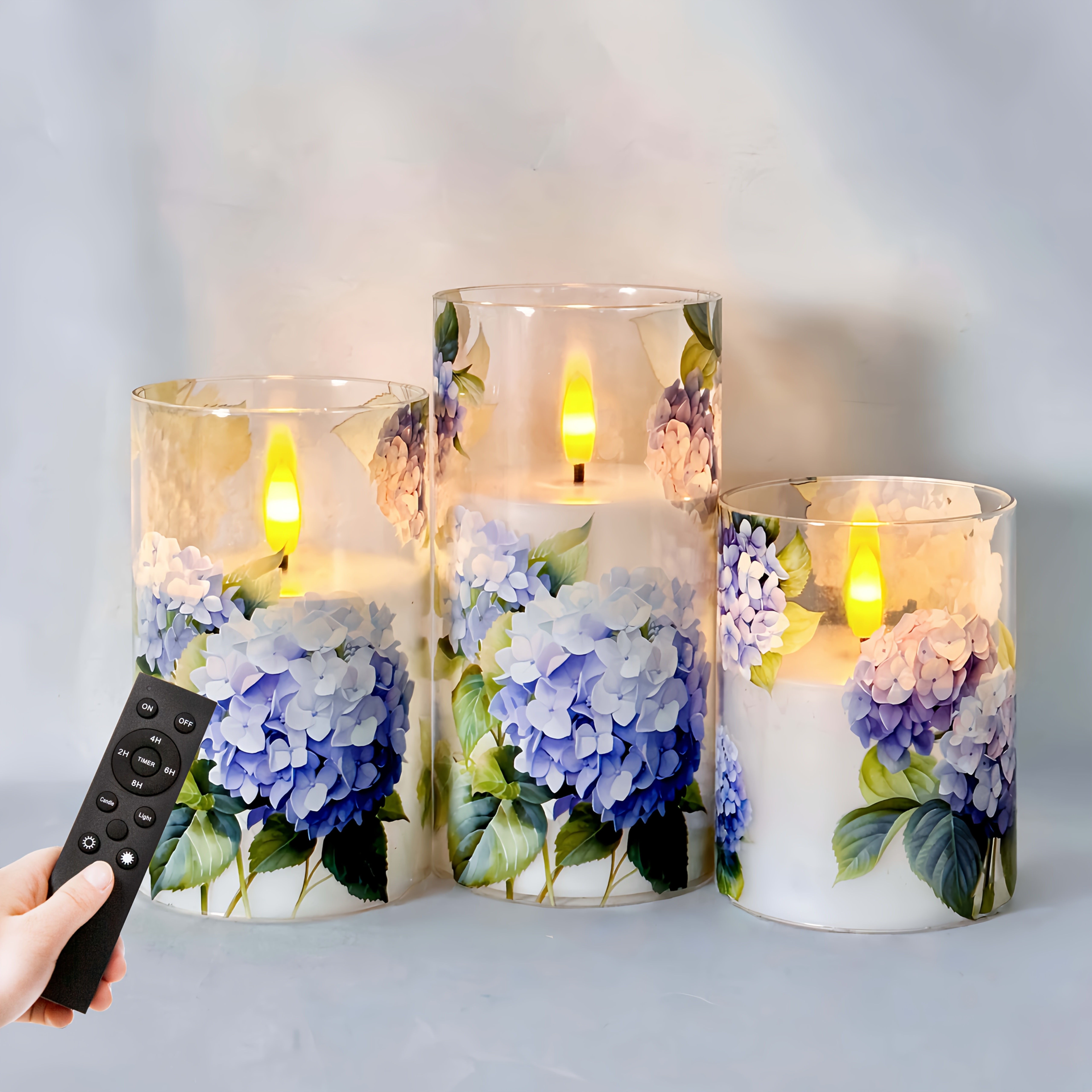 Image of Spring And Decoration Lights! 3pcs Led Candle Lights With Remote Control And Timer, Suitable For Parties, Weddings, Celebrations, Theme Decorations, Graduation Season Gifts - Batteries Not Included