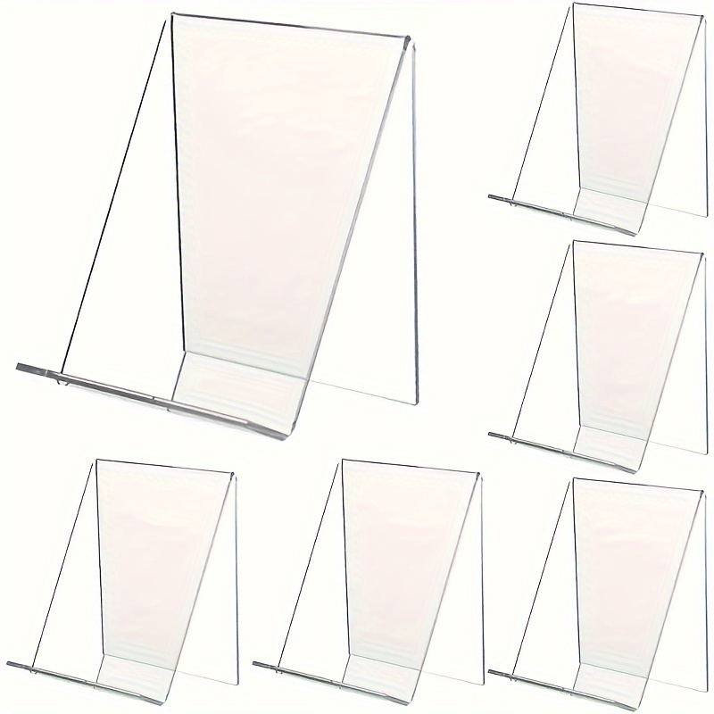 

6/10pcs Plastic Display Stand, Stand, - Painting Stand , For , Books, , Notebooks, , Cds