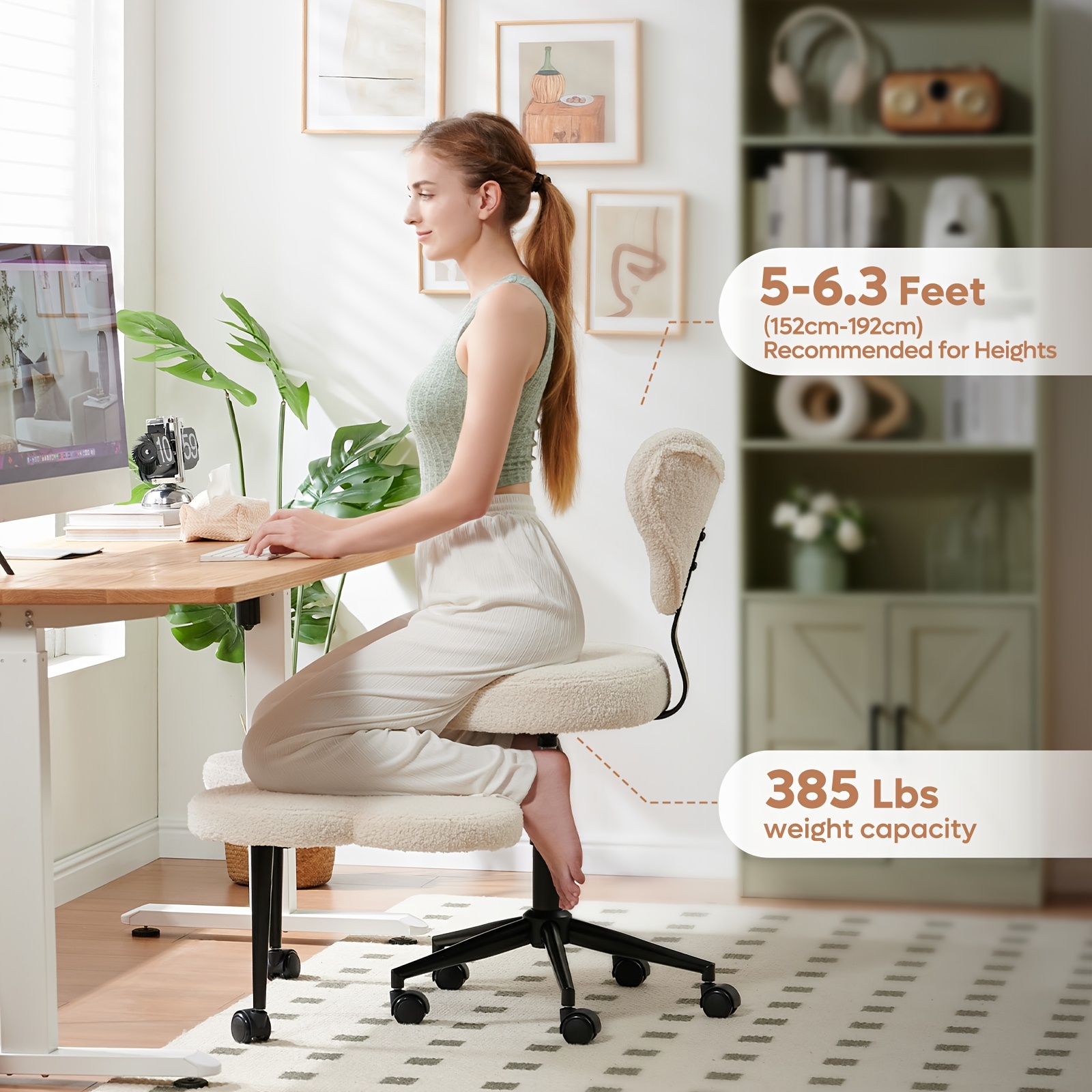 Cross Legged Desk Chair Ergonomic Cross Legged Office Chair
