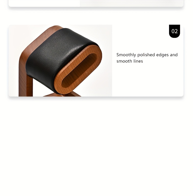 Oirlv Premium Leather/Microfiber Watch Display Stand Solid Wood Watch Counter Window Watch Display Watch Display Props, Suitable for Desktop Counter Watch Display, Is Also The Best Choice for Gifts