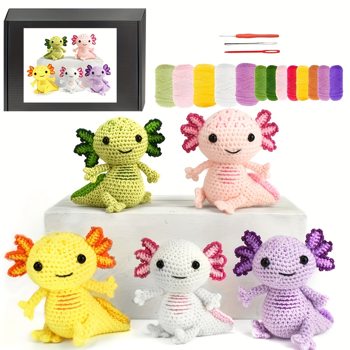 

Crochet Amphibian Kit: Beginner's Guide With Step-by-step Tutorials, Perfect For Christmas, Birthdays, , And Graduation Gifts